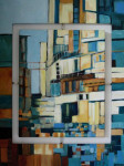 Trap op Trap af, COMPO-ART, Gerrit Hoogebeen, 80 x 60 cm
